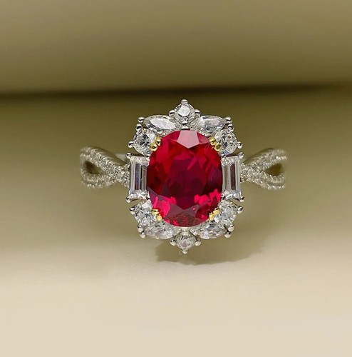 Oval cut natural ruby - 4.60,