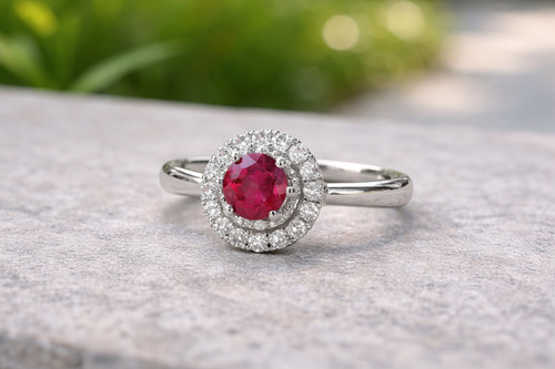 Natural ruby diamond - 1.70,