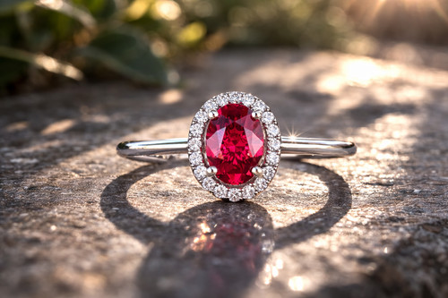 Natural ruby diamond - ct,