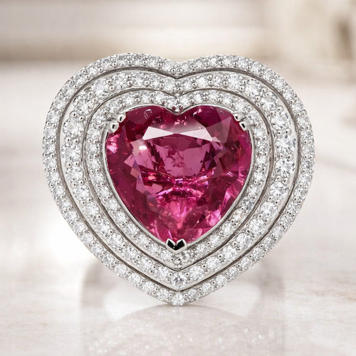 Natural ruby diamond - ruby,