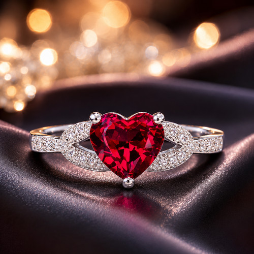 Natural ruby and - ruby,