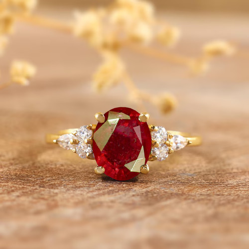 3ct certified oval cut natural - certified,