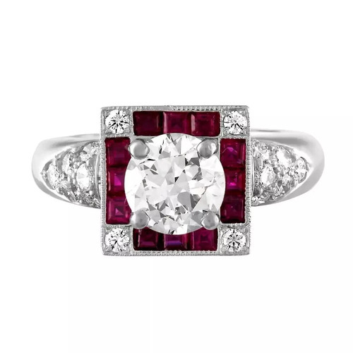 3ct art deco style lab - deco,