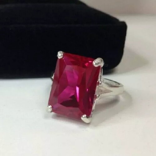 5ct lab created red ruby - created,