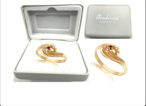 14k gold diamond ruby wedding - gold,